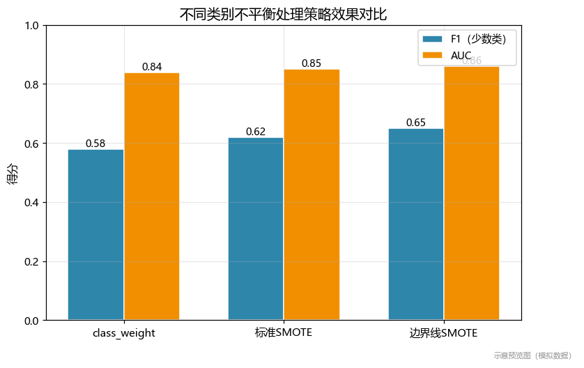不平衡策略对比